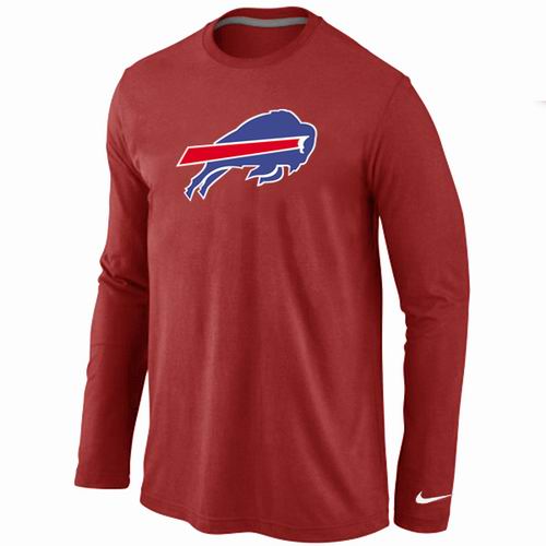 Nike Buffalo Bills Team Logo Long Sleeve NFL T-Shirt - Red